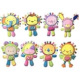 2017新しいBaby Rattleおもちゃ動物ハンドベルPlush Baby Toy Newbronギフトクリスマス動物象/ Monkey /ライオン/ rabbit747100320743