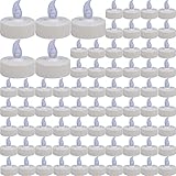 TMS ちらつきちらつきライト 無火炎 LEDキャンドル お茶 ウェディングパーティー ホームライト 75 Pieces ホワイト CandleLamp-ALG-WHT/AMB(75/3BX)