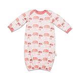 bestarooベビーガウンピンクの象