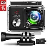【進化版】Victure アクションカメラ 2インチタッチパネル 4K高画質 2000万画素 ...