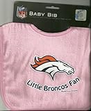 Denver Broncosピンクベビーよだれかけ