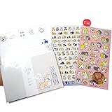 ゆるキャラ癒し系 しばんばん レターセット+シール2点セット 54486-71-2 ステッカー...