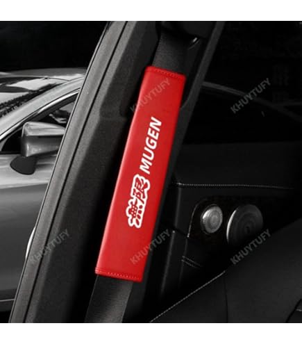 Amazon | 無限 MUGEN 車 エンブレム 汎用 シートベルトカバー シート