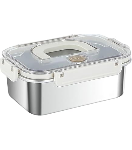 Amazon｜Gentle Prince＃16オールステンレス304収納密閉容器蓋と取っ手