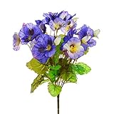 CB Imports Artificial Pansy Bush, Purple by CB Imports