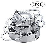 Joyeee 餃子メーカー 餃子パックん 手作り餃子 ステンレス製 餃子包み器 便利小物 操作簡単 ワンタッチ 完璧包み 餃子作りギョウザ 餃子包み器 3点セット