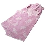 (コンテックス)kontex 今治タオル ギンガムマカロン フード付きバスタオル ピンク