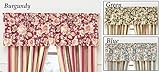 花柄コンコードWindow Valance ブルー 30404 BLUE