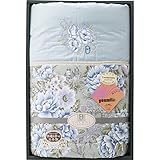 寝装品 羽毛タッチ肌ふとん（備長炭加工） ブルー