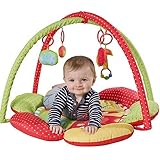 Red Kite 2in1 Safari Activity Playgym & Mat - Petal Shaped - Suitable From Birth by Red Kite