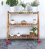 フラワーラック、ソリッドウッド複数のレイヤーシンプルなバルコニースタンド植物棚屋外 ( 色 : #1 , サイズ さいず : 88cm )