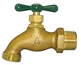 American Valve M71HD 1/2' Heavy Duty Pattern Brass Hose Bibb MIP, 1/2-Inch [並行輸入品]