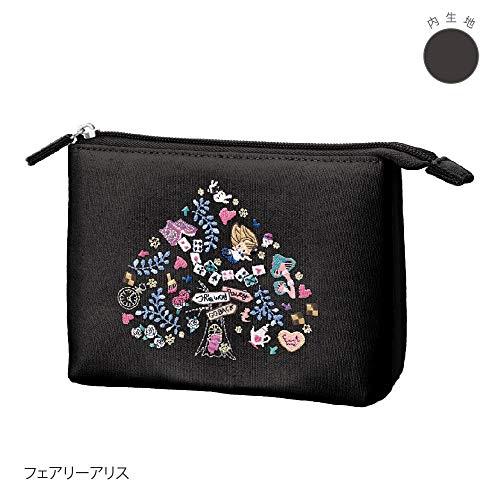 フェアリーテイル ダブルフラットポーチ 化粧ポーチ Fairy Tale Petit Fleur プチフルール 可愛い 刺繍 プリンセス おとぎ話 大容量 コスメポーチ 仕切り フェアリーアリス の最安値と通販店 取扱店なし サープラ