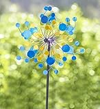 Midi紙吹雪アウトドアガーデンメタル風スピナー15 Dia x 6.75 D X 48.5 H