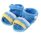 (ビグッド)Bigood ベビーサンダル ニット靴 赤ちゃんサンダル 新生児 子供用 ベビーソックス超可愛い室内用ベビーシューズ 四色A