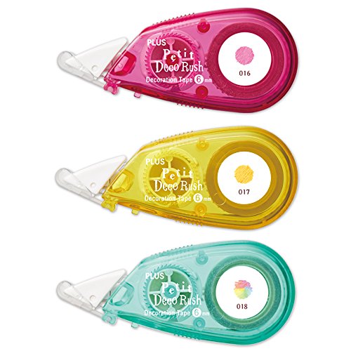 プラス プチデコラッシュ アイコンcセット まるピンク まるイエロー まるレインボー 各1個 文具百貨