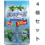 天然にこだわった虫よけ成分　虫コナーズ　リキッドタイプ　１００日用　アラスカミントの香り　３００ｍＬ　４個セット