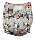 SUNNY BABY おむつカバー 布おむつ フリーサイズ サイズ調節可 テープ式　イヌ [並行輸入品]