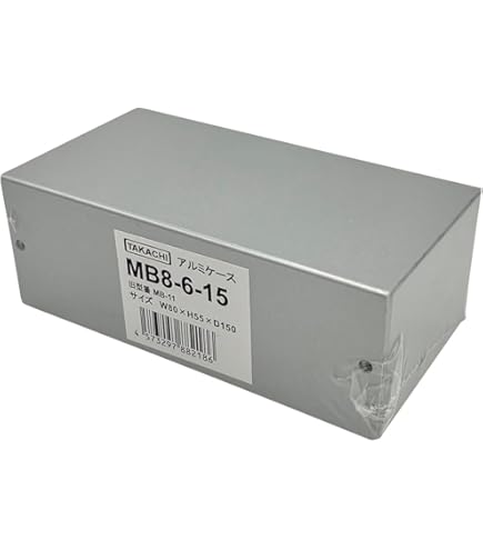 Amazon | タカチ電機工業 UC型ユニバーサルアルミサッシケース 黒色