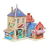 3D 立体パズル ナチュラル 木製 子供用 おもちゃ ジグソーパズル 木製パズル 幼児 難易度簡単 風情屋 知育玩具 はめ込み 積み木 形合わせ 英国楽器屋 27pcs