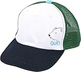 (キッズアップテンポ)kids up tempo 動物柄 ツイルメッシュキャップ【qht8033】52-54cm シロクマ