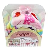 S-169-RL/しるし/[PEANUTS]スイーツスヌーピーフランネルひざ掛け（ロールケーキ）/SNOOPY/防寒/あったか/外出/ひざ掛け/ケープ/ギフト/プレゼント