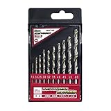 GREATTOOL HSS鋼 鉄工用ドリル刃セット 10本組 GTNDR-10 (金属・金工)