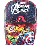 Marvel Comics The Avengers Standard Size School Backpack and Lunch Bag - Kids [並行輸入品]