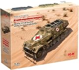 ICM 1/35 ドイツ Sd.Kfz.251/8 Ausf.A 装甲救急車 プラモデル 35113