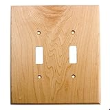 Sierra Lifestyles Traditional Switch Plate, 2 Toggle, Cherry by Sierra Lifestyles