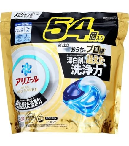 Amazon.co.jp: P&G アリエール ジェルボール プロ パワー 超メガ