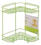 カラーストレージL型コーナーラック2段【IT】グリーン(#9804575)(H-3436) パール金属 キッチン収納 整理