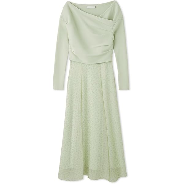 Amazon.co.jp: [セルフォード] ディフォーメーションニットワンピース