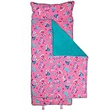 ステファンジョセフ 女の子用ピンクプリンセス総柄ふわふわロールアップお昼寝マット,Stephen Joseph [並行輸入品]