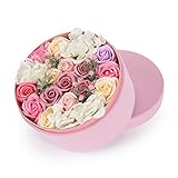 フラワーボックス ピンク 真珠付け バレンタインデープレゼント