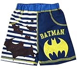 バットマン　男の子用スイムパンツ【w2318】80cm ネイビー×イエロー