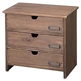 東谷 AZUMAYA ソーレ ラック 3段 ブラウン LFS-494BR