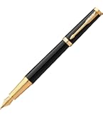 Amazon | PARKER パーカー 万年筆 ソネット マットブラックGT 細字