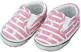 Polo Ralph Lauren【ポロ・ラルフローレン / ベビーシューズ 27491-650 バル・ハーバー・リピート ベンガル・ストライプ / 13cm (US 4) / ピンク×ホワイト】 【