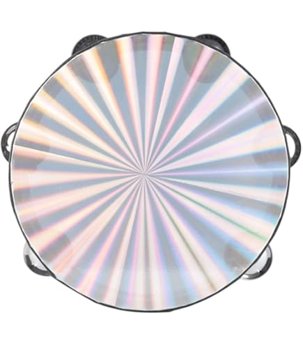 thumbnail image 2 of MUSCELL 10 Inch Tambourine With Double Row Jingles - Plastic Hand Held Drum For Adults & Kids 2 of 5
