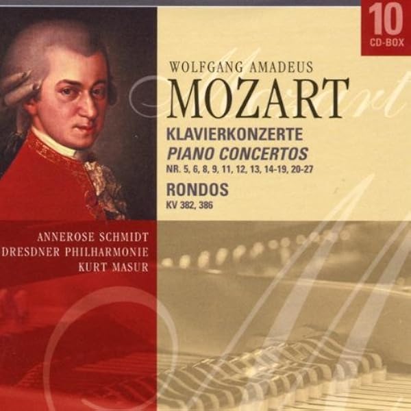 Amazon.co.jp: モーツァルト大全集 第5巻:ピアノ協奏曲全集(全29曲