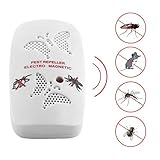 Generic White US Plug : Universal US EU Electronic Ultrasonic Rat Mouse Repellent Indoor Anti Mosqui