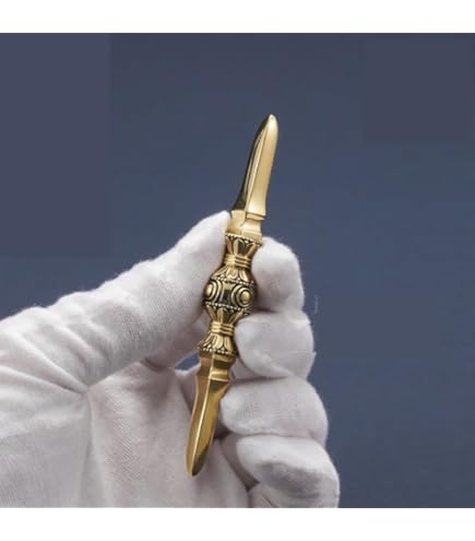 Amazon｜独鈷杵 真鍮 (長さ18.5cm)◇密教で使われる仏具・密教法具