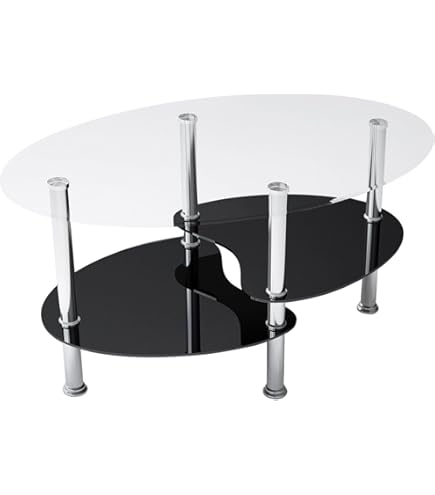 Amazon｜オーエスジェイ(OSJ) ガラステーブル コーヒーテーブル 幅88cm