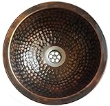 12 "銅ボウルBasinレディースパウダー部屋トイレ浴室洗面シンクbyエジプトギフトショップ