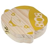 【ノーブランド品】 木製　ミルク歯　アクセサリーボックス　キープシーク　ベイビーシャワー　記念　収納　全２タイプ - ガール