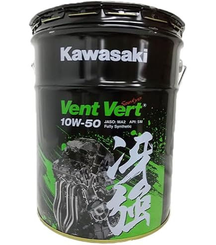 Amazon | カワサキ オイル Vent Vert 10W-40 冴速 20Lペール缶 J0ELF