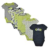 Absorbaベビー男の子My Toy Car 5 - Pack Bodysuits