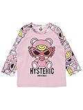 (マイファーストヒステリック) MY FIRST HYSTERIC エンジェルコット天竺　Teddy mini総柄ラグラン長袖Tシャツ 90cm ピンク