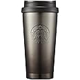 海外限定 スタバ ステンレスタンブラー Starbucks Elma Black Stainless Steel Tumbler 473ml [並行輸入品]